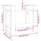 vidaXL Book Cabinet/Room Divider 60x35x57 cm Solid Wood Pine