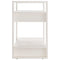 vidaXL Book Cabinet/Room Divider White 60x35x57 cm Solid Wood Pine