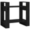 vidaXL Book Cabinet/Room Divider Black 60x35x57 cm Solid Wood Pine