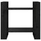 vidaXL Book Cabinet/Room Divider Black 60x35x57 cm Solid Wood Pine