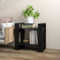 vidaXL Book Cabinet/Room Divider Black 60x35x57 cm Solid Wood Pine