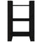 vidaXL Book Cabinet/Room Divider Black 60x35x91 cm Solid Wood Pine