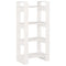 vidaXL Book Cabinet/Room Divider White 60x35x125 cm Solid Wood