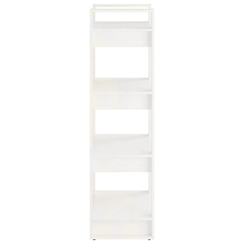 vidaXL Book Cabinet/Room Divider White 60x35x125 cm Solid Wood