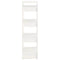vidaXL Book Cabinet/Room Divider White 60x35x125 cm Solid Wood