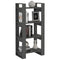 vidaXL Book Cabinet/Room Divider Grey 60x35x125 cm Solid Wood
