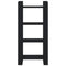 vidaXL Book Cabinet/Room Divider Black 60x35x125 cm Solid Wood