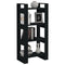 vidaXL Book Cabinet/Room Divider Black 60x35x125 cm Solid Wood