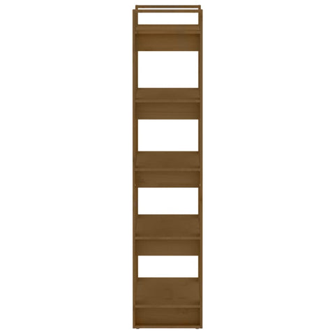 vidaXL Book Cabinet/Room Divider Honey Brown 60x35x160 cm Solid Wood