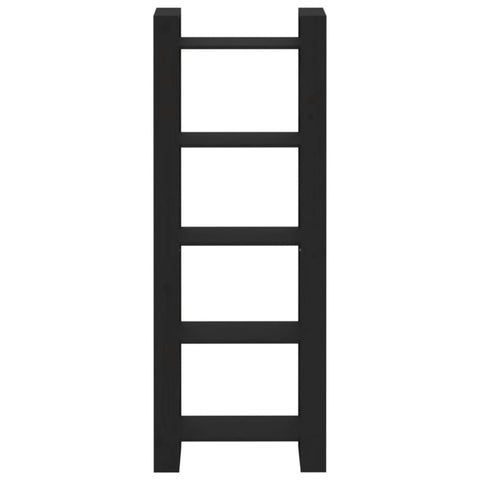 vidaXL Book Cabinet/Room Divider Black 60x35x160 cm Solid Wood
