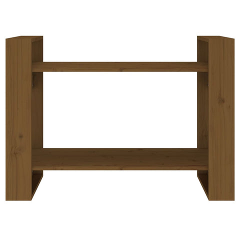 vidaXL Book Cabinet/Room Divider Honey Brown 80x35x56.5 cm Solid Wood