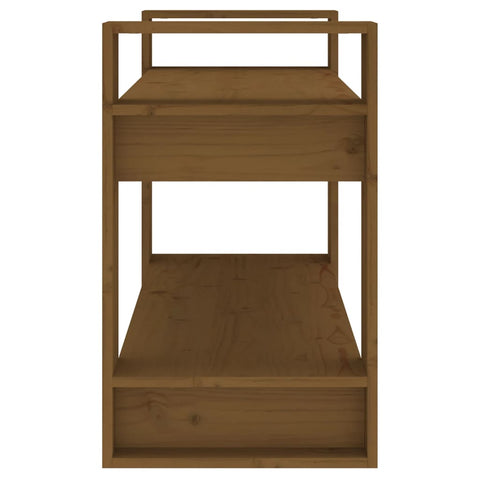 vidaXL Book Cabinet/Room Divider Honey Brown 80x35x56.5 cm Solid Wood