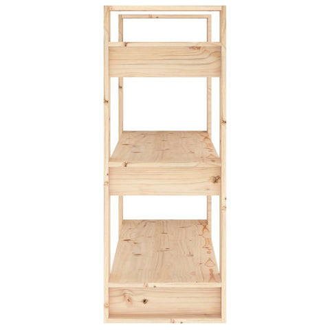 vidaXL Book Cabinet/Room Divider 80x35x91 cm Solid Wood Pine