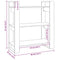 vidaXL Book Cabinet/Room Divider 80x35x91 cm Solid Wood Pine