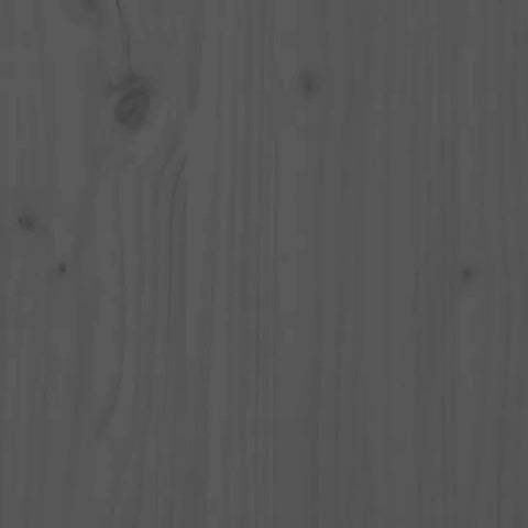 vidaXL Book Cabinet/Room Divider Grey 80x35x91 cm Solid Wood Pine