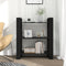 vidaXL Book Cabinet/Room Divider Black 80x35x91 cm Solid Wood Pine