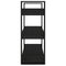 vidaXL Book Cabinet/Room Divider Black 80x35x91 cm Solid Wood Pine