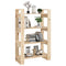 vidaXL Book Cabinet/Room Divider 80x35x125 cm Solid Wood Pine