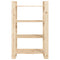 vidaXL Book Cabinet/Room Divider 80x35x125 cm Solid Wood Pine