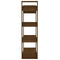 vidaXL Book Cabinet/Room Divider Honey Brown 80x35x125 cm Solid Wood