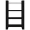 vidaXL Book Cabinet/Room Divider Black 80x35x125 cm Solid Wood Pine