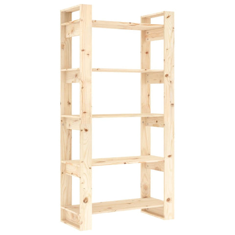 vidaXL Book Cabinet/Room Divider 80x35x160 cm Solid Wood