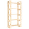 vidaXL Book Cabinet/Room Divider 80x35x160 cm Solid Wood