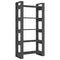 vidaXL Book Cabinet/Room Divider Grey 80x35x160 cm Solid Wood