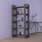 vidaXL Book Cabinet/Room Divider Grey 80x35x160 cm Solid Wood