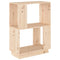 vidaXL Book Cabinet/Room Divider 51x25x70 cm Solid Wood Pine