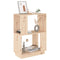 vidaXL Book Cabinet/Room Divider 51x25x70 cm Solid Wood Pine