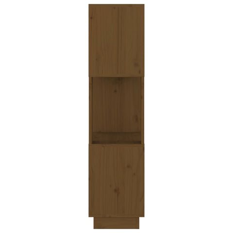 vidaXL Book Cabinet/Room Divider Honey Brown 51x25x101 cm Solid Wood Pine