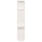vidaXL Book Cabinet/Room Divider White 51x25x132 cm Solid Wood Pine