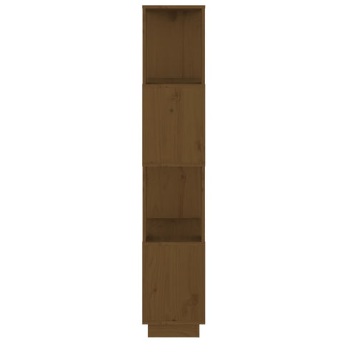 vidaXL Book Cabinet/Room Divider Honey Brown 51x25x132 cm Solid Wood Pine