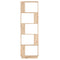 vidaXL Book Cabinet/Room Divider 51x25x163.5 cm Solid Wood Pine