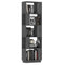 vidaXL Book Cabinet/Room Divider Grey 51x25x163.5 cm Solid Wood Pine