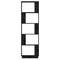 vidaXL Book Cabinet/Room Divider Black 51x25x163.5 cm Solid Wood Pine