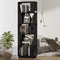 vidaXL Book Cabinet/Room Divider Black 51x25x163.5 cm Solid Wood Pine