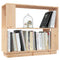 vidaXL Book Cabinet/Room Divider 80x25x70 cm Solid Wood Pine