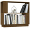 vidaXL Book Cabinet/Room Divider Honey Brown 80x25x70 cm Solid Wood