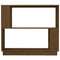 vidaXL Book Cabinet/Room Divider Honey Brown 80x25x70 cm Solid Wood