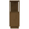 vidaXL Book Cabinet/Room Divider Honey Brown 80x25x70 cm Solid Wood