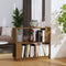 vidaXL Book Cabinet/Room Divider Honey Brown 80x25x70 cm Solid Wood