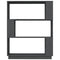vidaXL Book Cabinet/Room Divider Grey 80x25x101 cm Solid Wood Pine