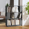 vidaXL Book Cabinet/Room Divider Grey 80x25x101 cm Solid Wood Pine