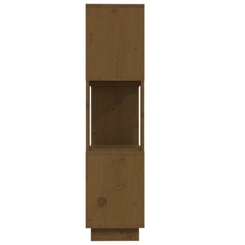 vidaXL Book Cabinet/Room Divider Honey Brown 80x25x101 cm Solid Wood