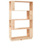 vidaXL Book Cabinet/Room Divider 80x25x132 cm Solid Wood Pine