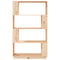 vidaXL Book Cabinet/Room Divider 80x25x132 cm Solid Wood Pine