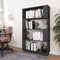 vidaXL Book Cabinet/Room Divider Grey 80x25x132 cm Solid Wood Pine