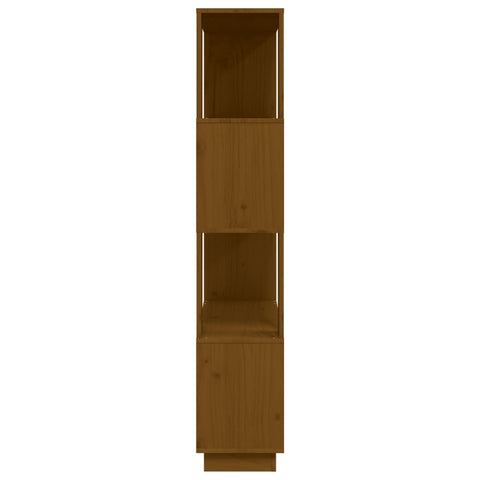 vidaXL Book Cabinet/Room Divider Honey Brown 80x25x132 cm Solid Wood